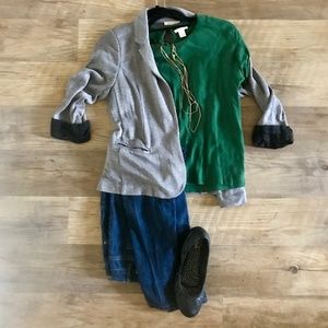 H&M Emerald Green blouse.